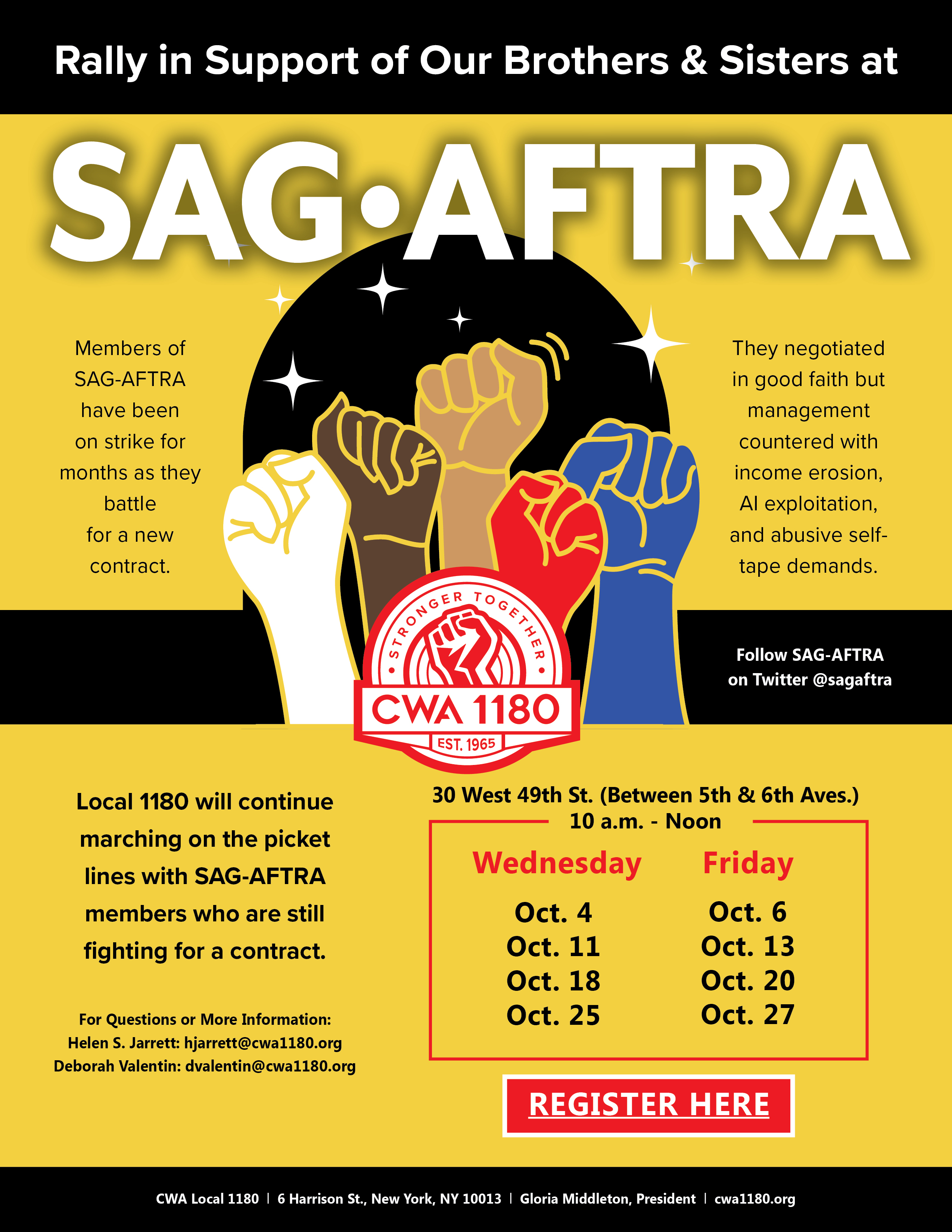 SAG-AFTRA Strike Flier_Sept